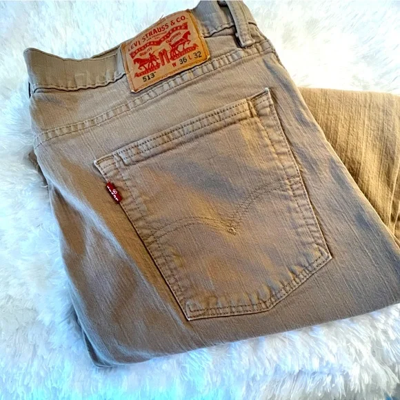 Mens Levis 513 Straight leg jeans - Picture 4 of 11